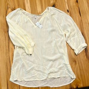 cream/offwhite boho top